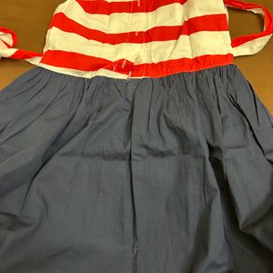 Cotton Dress/ Frock In Great Condition-8 Year Olds