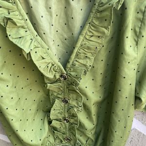 Olive Green Top For Women