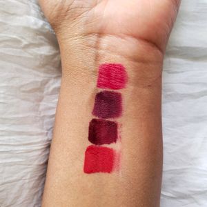 SET OF 4 SOLID SHADE LIPSTICKS