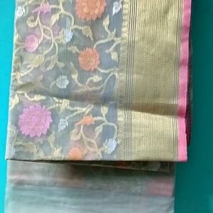 Organza Mixed Saree