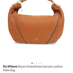 Da Milano Genuine Leather Hobo Bag