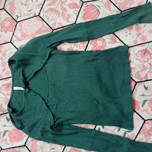 Cute Sea Green Top | Korean