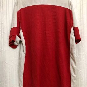 Red Short Sleeve Sports T Shirt