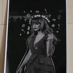 Taylor Swift Folklore A3 Poster🩶