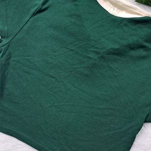 H&M Polo Crop Tee