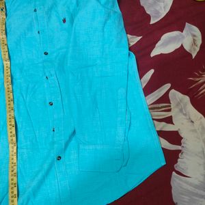 Cyan Designer Shirt