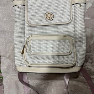 New White Allen Solly Laptop Backpack For Women