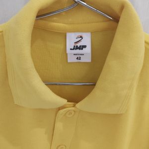 Yellow Polo Tshirt For Men