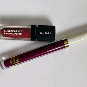 Combo Of 2 Lipsticks (Sugar & Myglamm)