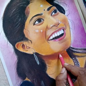 Saipallavi Painting Handmade Draw