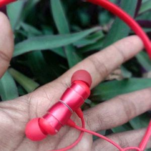 Red Attractive BT Neckband (tech fire)