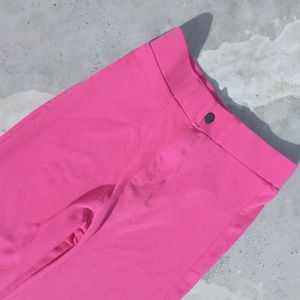 Hot Pink Straight Fit Pants💓