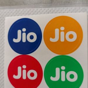 Jio Stickers 4 Nos.