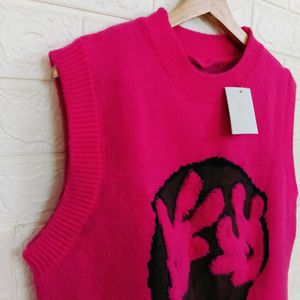 Hot Pink Korea Sweater