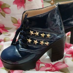 Stylish Navy Blue Boots