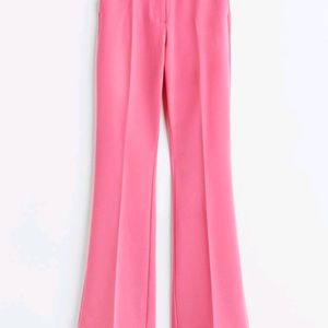 H&m Pink Bootcut Trauser