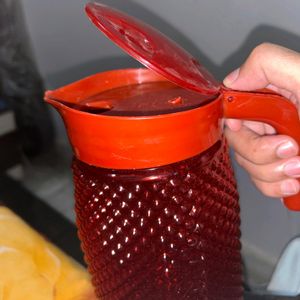 Unbreakable Plastic Water Jug With 6 Glasses