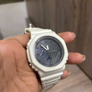 Gshock White Unisex Watch