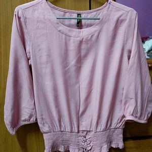 Casual Modern Pink Top .