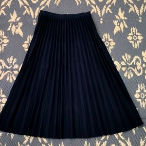 SHEIN pleated midi skirt