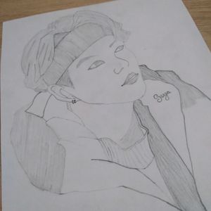 BTS Suga Sketch