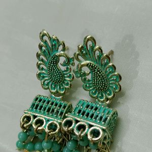 Minakari work earrings