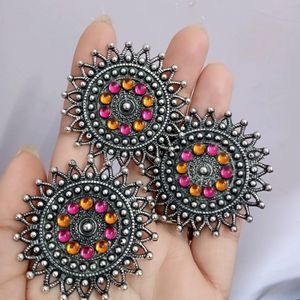 COMBO EARRINGS AND RING