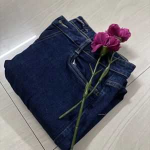 Navy Blue Torn Jeans