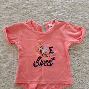 Peach Tshirt (Girls)