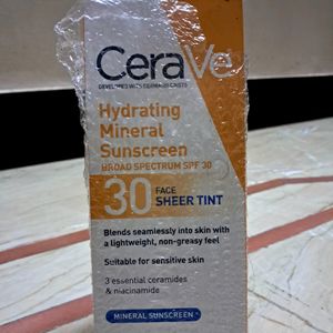 CeraVe Hydrating Mineral Sunscreen SPF 30