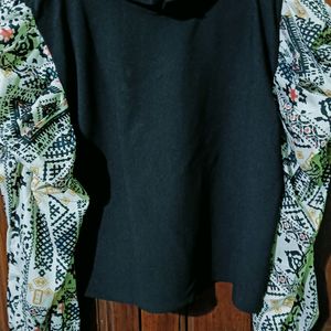 Full Sleeves Black Top