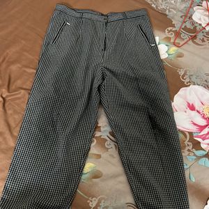 Black Check Pant