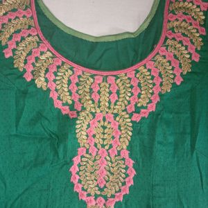 Punjabi Suit Including Embroidery Kurta & Salwar