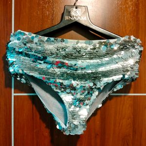 Silver Big Sequins Panty