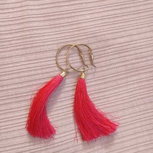 Accessorize Pink And Gold Earrings