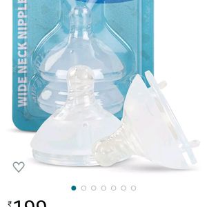 Baybee Wide Neck Feeding Bottle Nipples