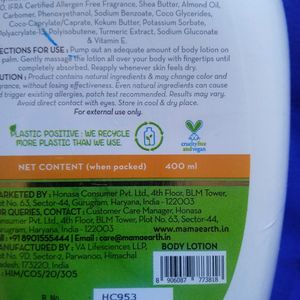 Mamaearth Ubtan Body Lotion