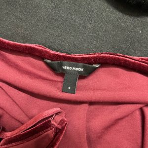 Velvet top {NO COINS OR SWAP ACCEPTED}