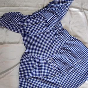 Korean Off Shoulder Short Dress