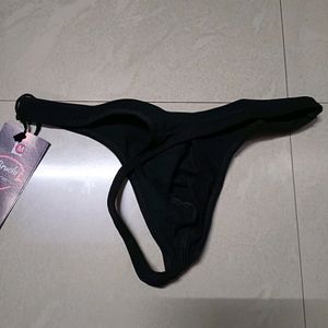 Men Thong Black