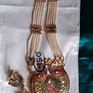 Peacock Design Rajputi Rani Har Set