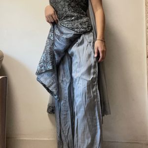 Grey Shimmer Suit