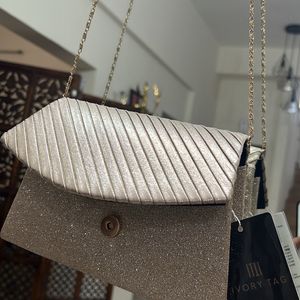 Shimmer Gold Party Sling