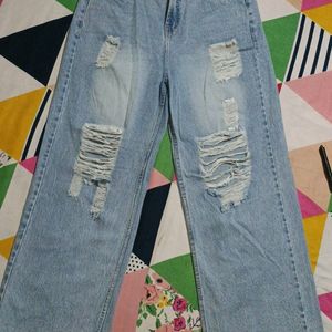 PUELLA Women Flared High Rise Mid Blue Jeans