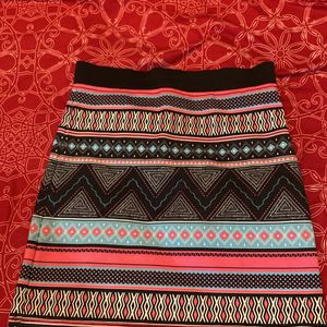 Bohemian Print Skirt