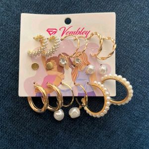 Combo Of 9 Pair Earrings