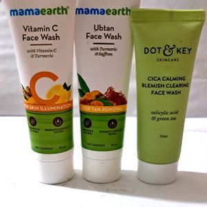 MAMA EARTH AND DOT&KEY FACEWASH