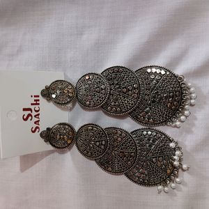 Long Jhumka Earrings