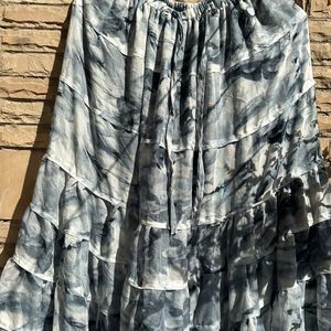 Flowy Tiered Maxi Skirt