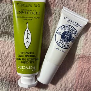 L’OCCITANE FRANCE BRAND LIP BALM& HAND GEL CREME